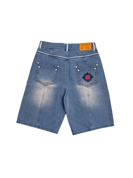 Applique Embroidered Jorts