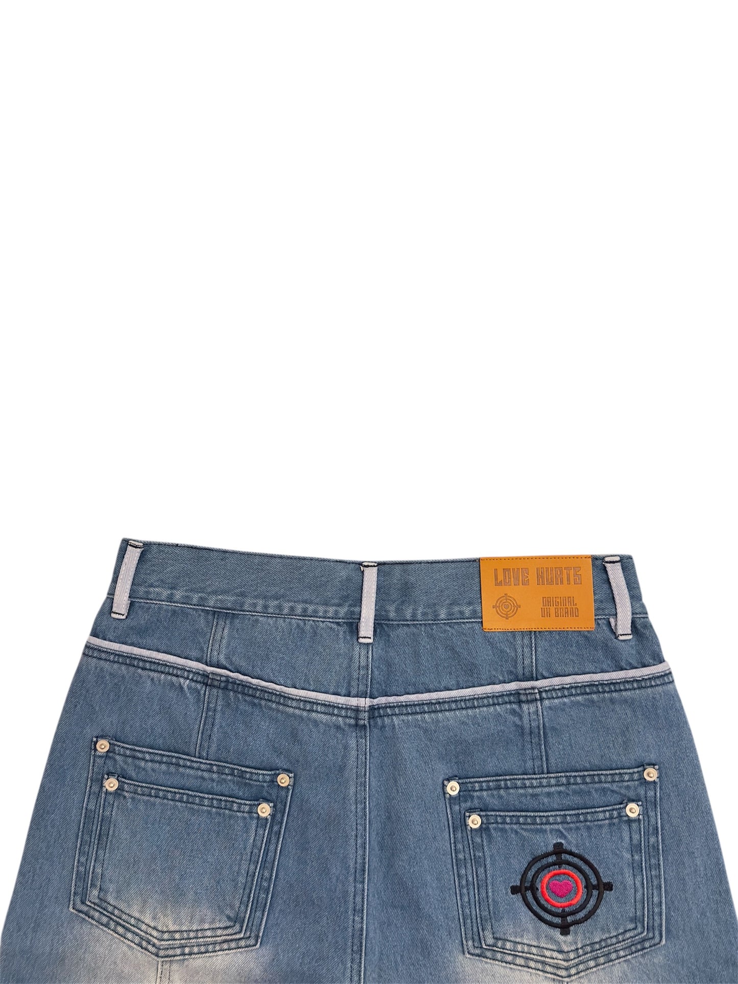 Applique Embroidered Jorts