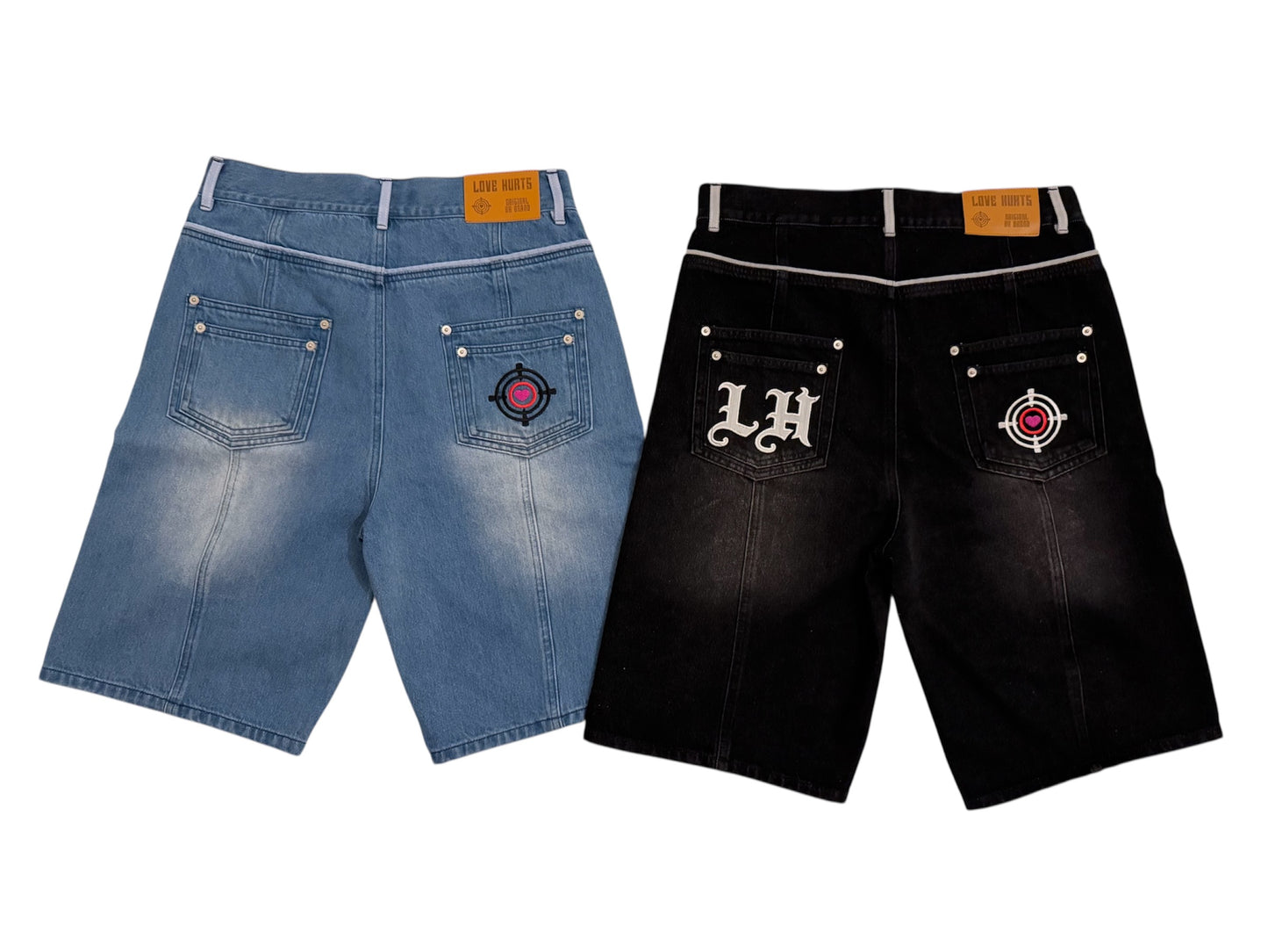Applique Embroidered Jorts