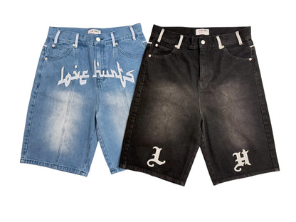 Applique Embroidered Jorts