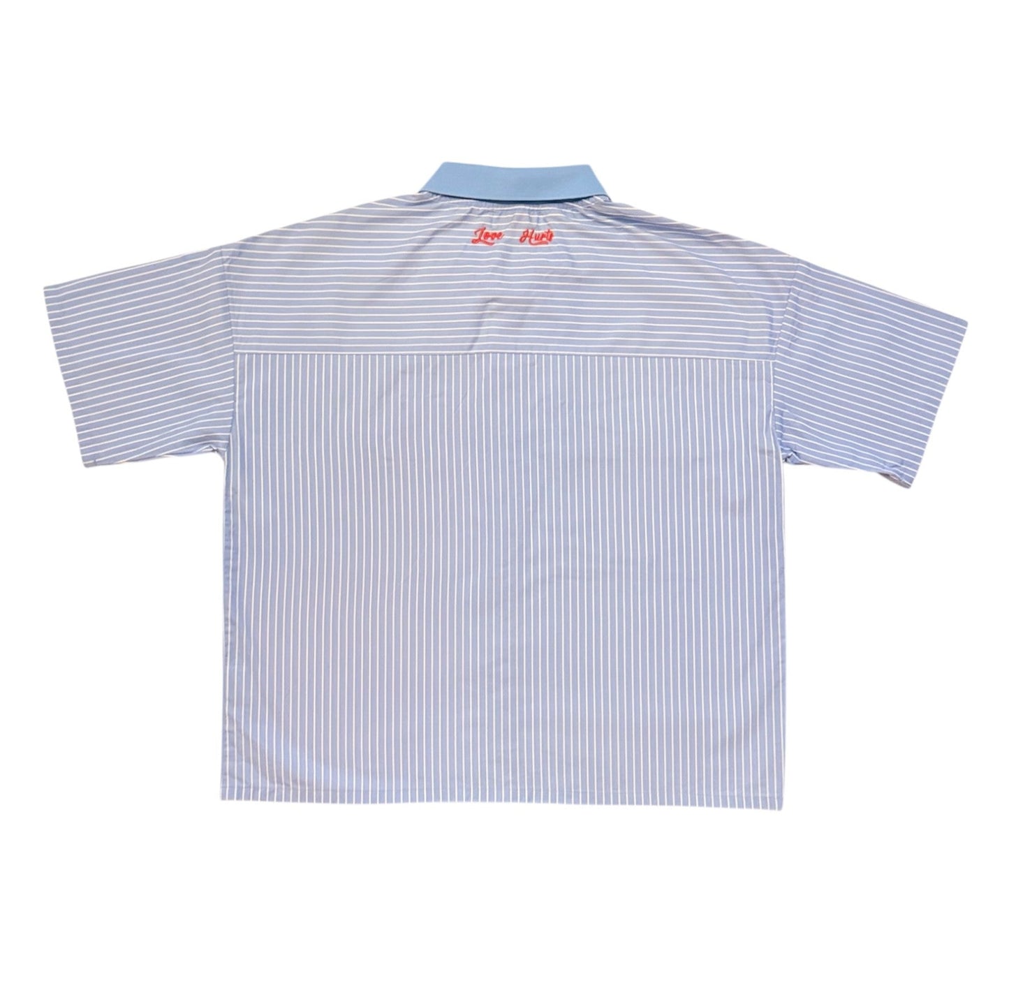 Striped 'yaHmL' Work Shirt